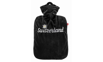 Wärmflasche Switzerland mit Edelweiss