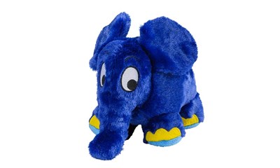 Wärme-Stofftier blauer Elefant