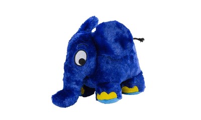 Wärme-Stofftier blauer Elefant