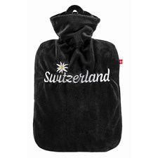 Wärmflasche Switzerland mit Edelweiss