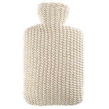 Wärmeflasche mit Strickbezug Lurex