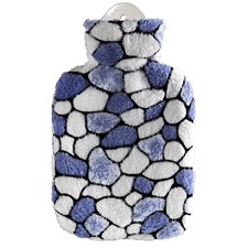 Wärmeflasche mit Überzug Steinmuster