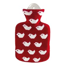 Wärmflasche Strickbezug Baby Birds